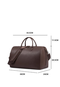 Voyage Genuine Leather Weekender (Brown)