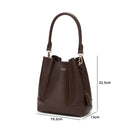 Adaline Genuine Leather Handbag (Brown)