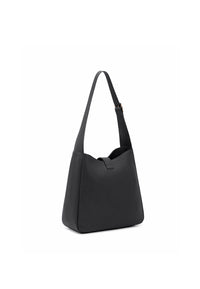 Ellie Genuine Leather Handbag (Black)