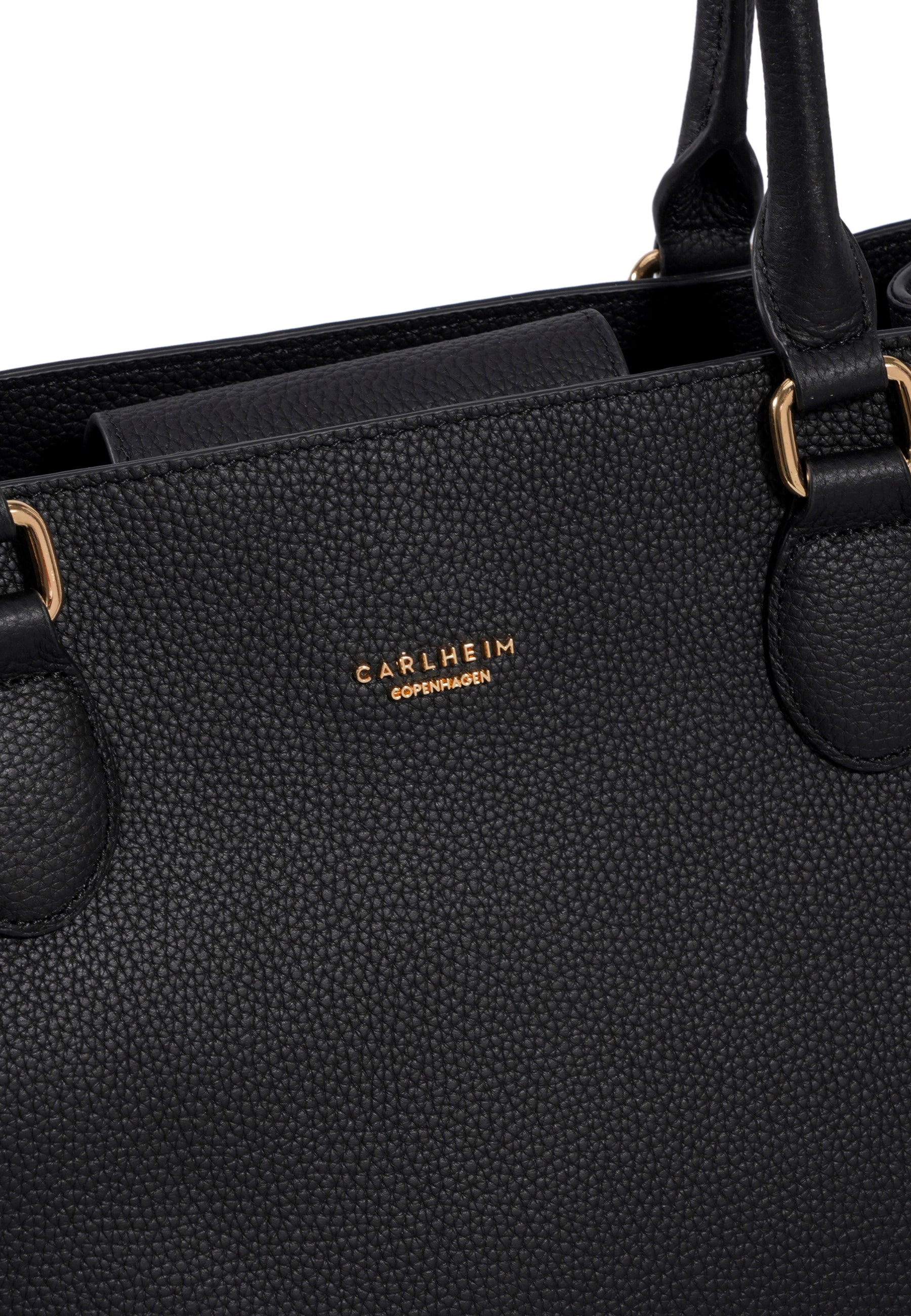 Annabelle Genuine Leather Handbag (Black)