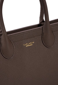 Nora Genuine Leather Handbag (Brown)