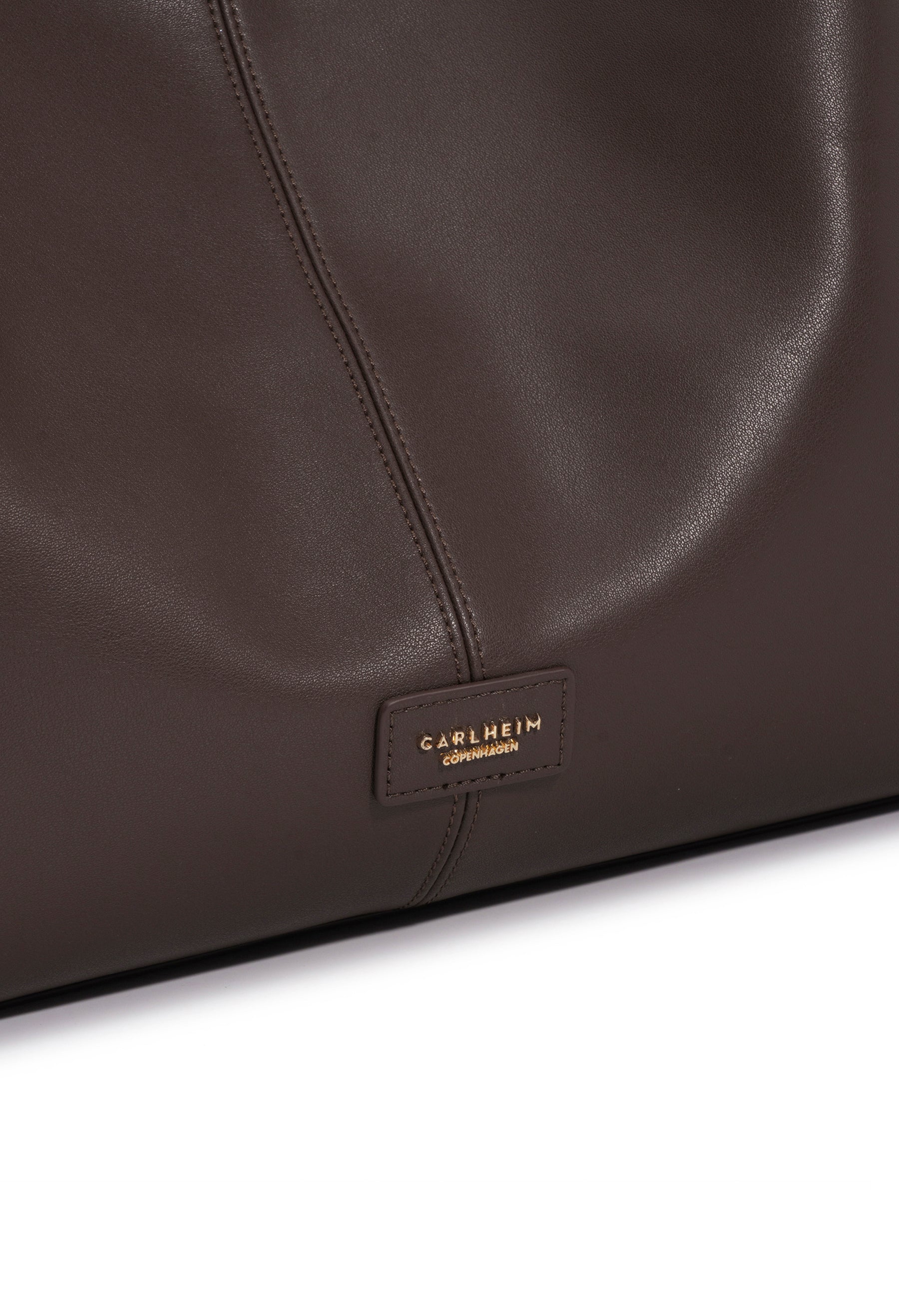 Madeline Genuine Leather Handbag (Brown)