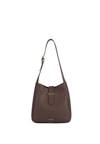 Emily Genuine Leather Handbag (Brown)