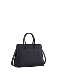 Nora Genuine Leather Handbag (Black)