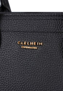 Nora Genuine Leather Handbag (Black)