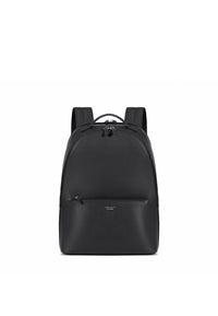Louvre Genuine Leather Backpack (Black)