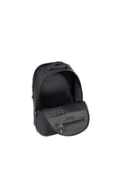 Louvre Genuine Leather Backpack (Black)