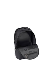 Louvre Genuine Leather Backpack (Black)