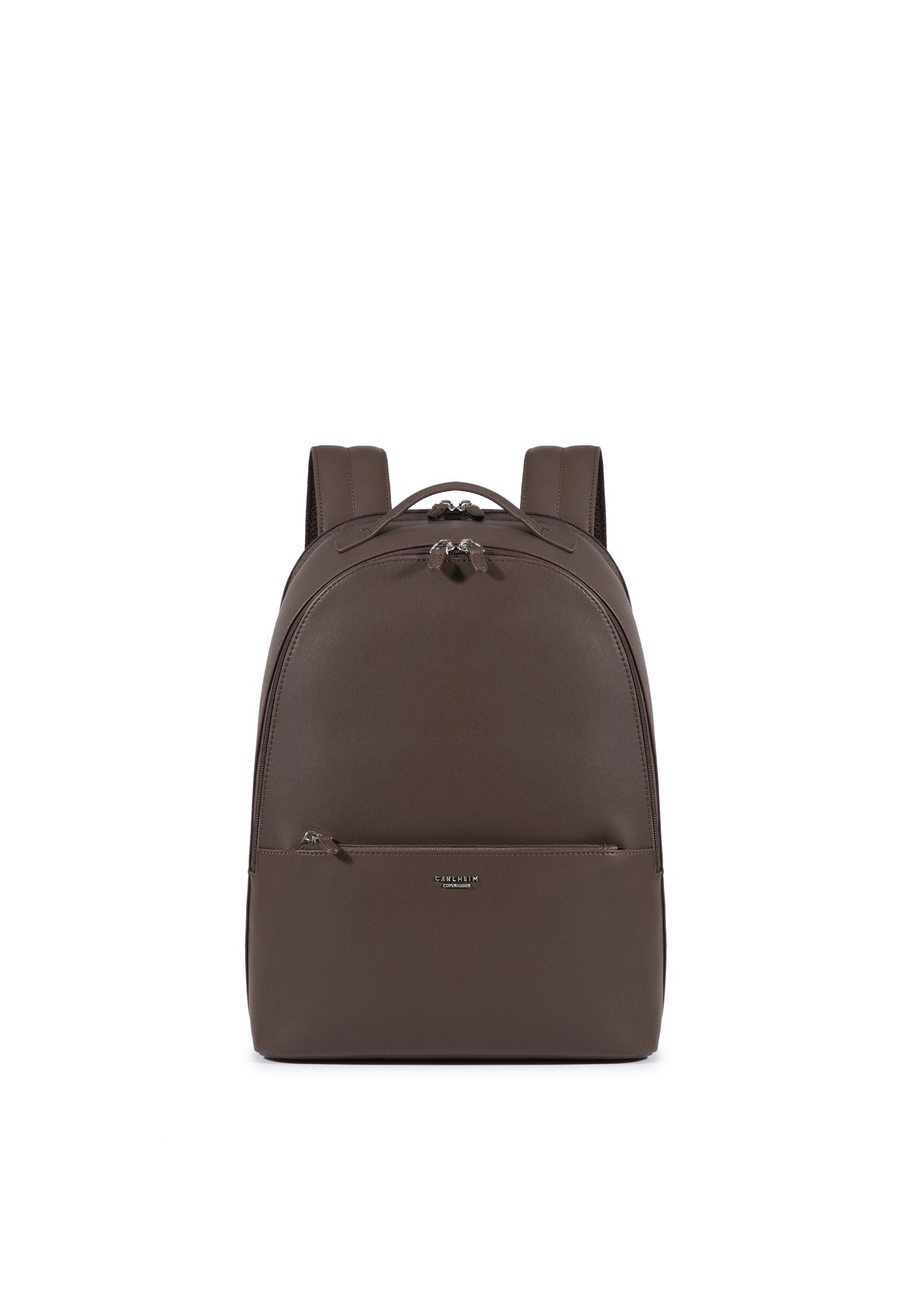 Louvre Genuine Leather Backpack (Brown)