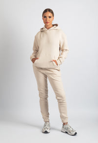 Harper Branded Hoodie (Beige)