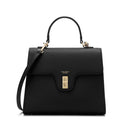 Estelle Genuine Leather Handbag (Black)