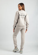 Harper Branded Sweatshirt (Stone)