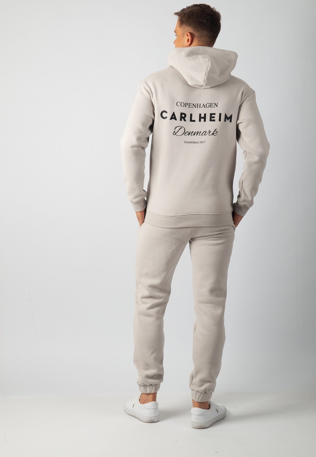 Hudson Branded Hoodie (Stone)