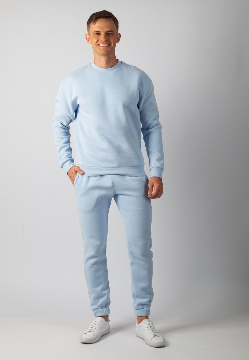 Hudson Branded Sweatshirt (Ice Blue)