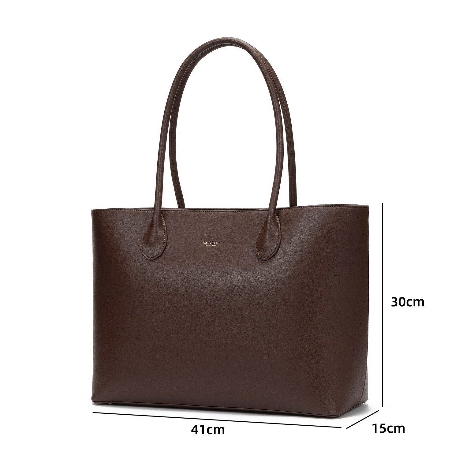 Olivia Genuine Leather Handbag (Brown)