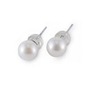 Natural pearl round DIANA earrings