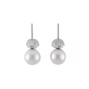 Natural pearl round DIANA earrings
