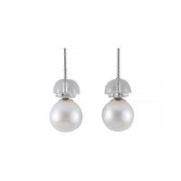 Natural pearl round DIANA earrings