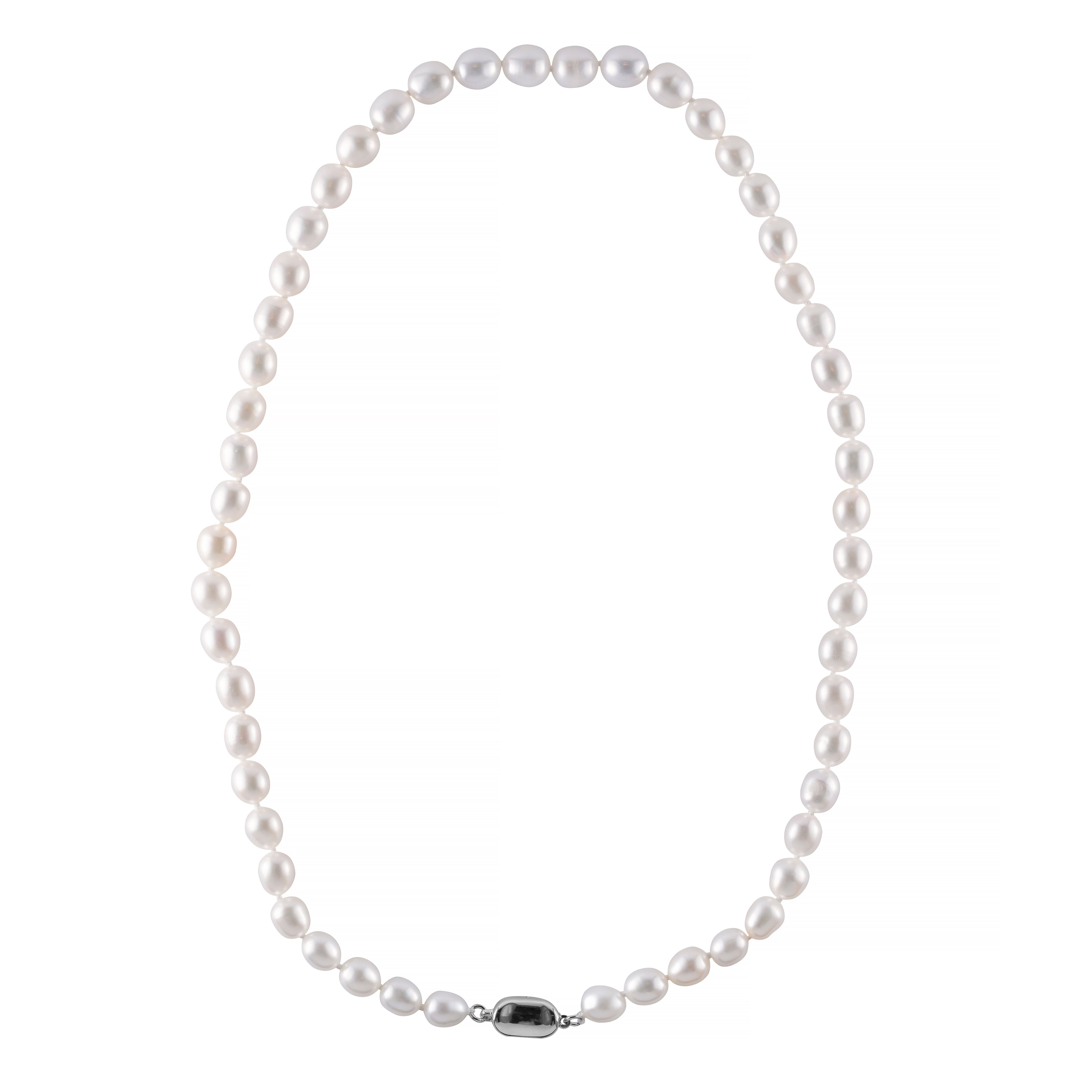 Natural pearl oval DIANA necklace