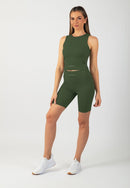 Serenita Shorts 8" (Khaki Green)