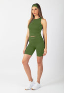 Serenita Tank top (Safari Green)