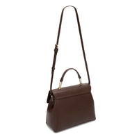 Sophia Genuine Leather Handbag (Brown)