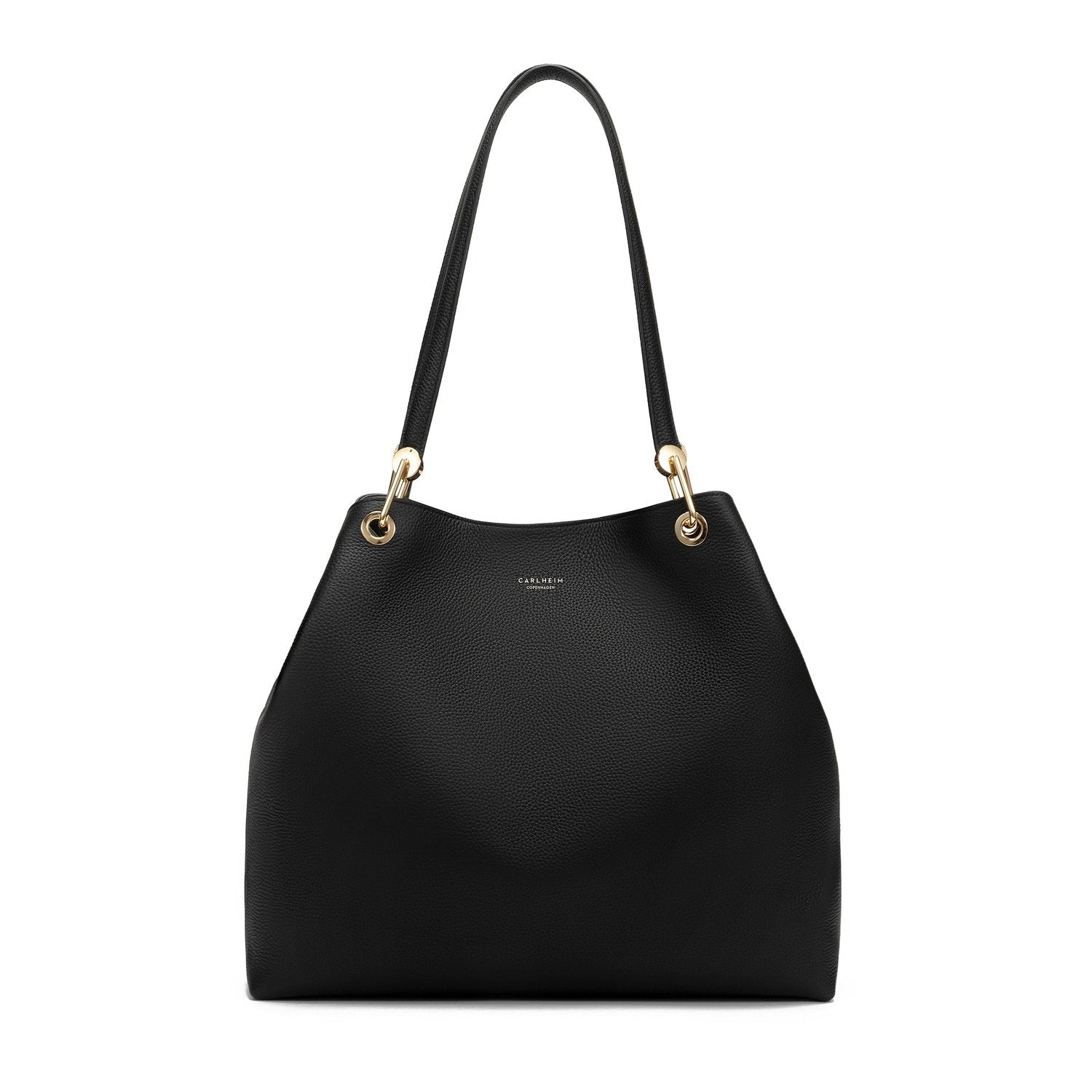 Stella Genuine Leather Handbag (Black)