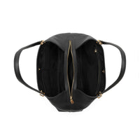 Stella Genuine Leather Handbag (Black)