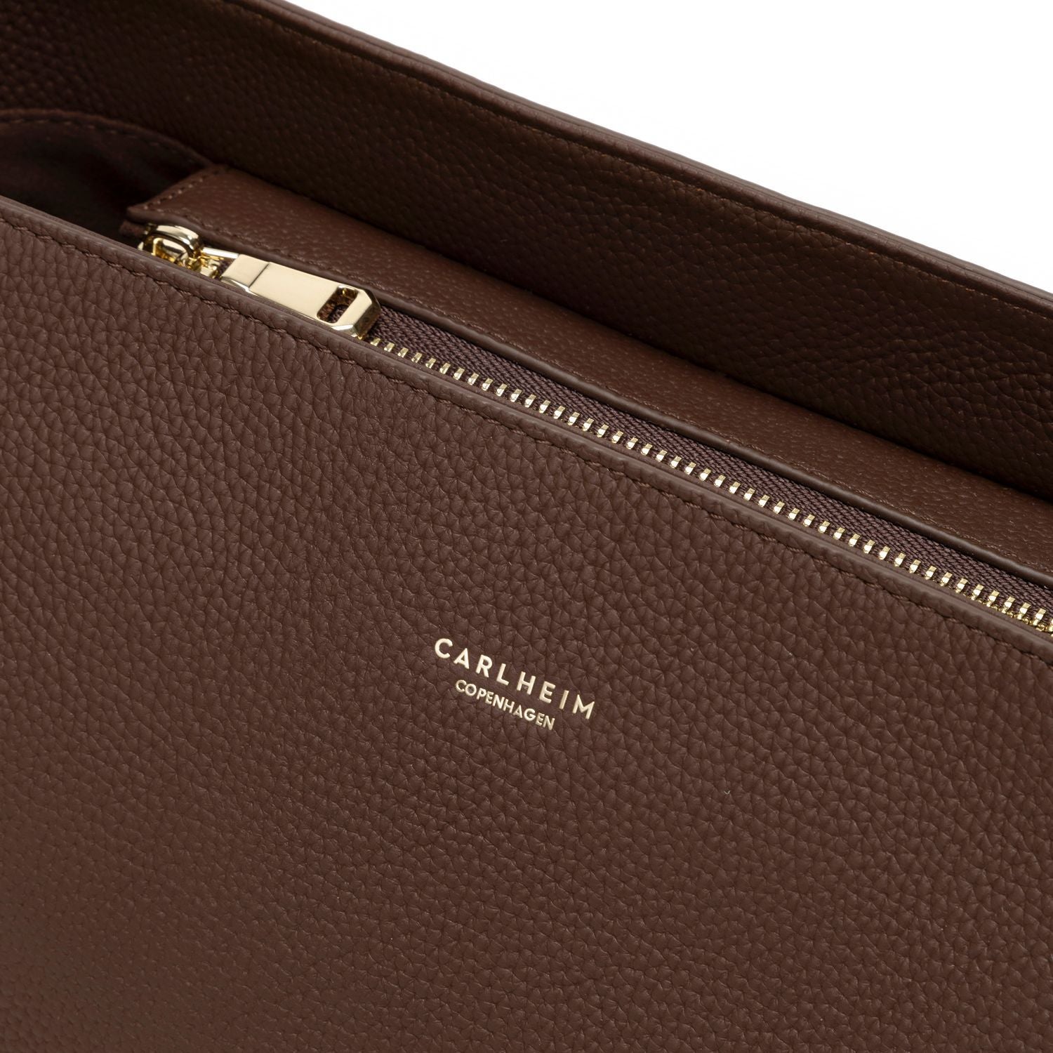 Victoria Genuine Leather Handbag (Brown)