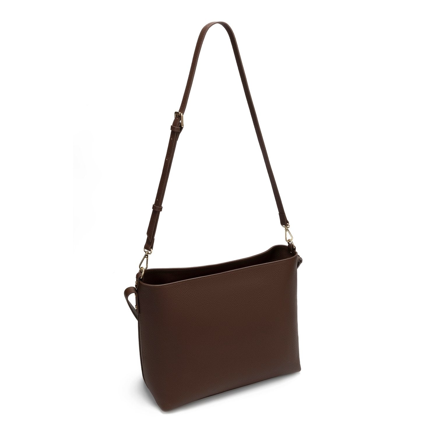 Victoria Genuine Leather Handbag (Brown)