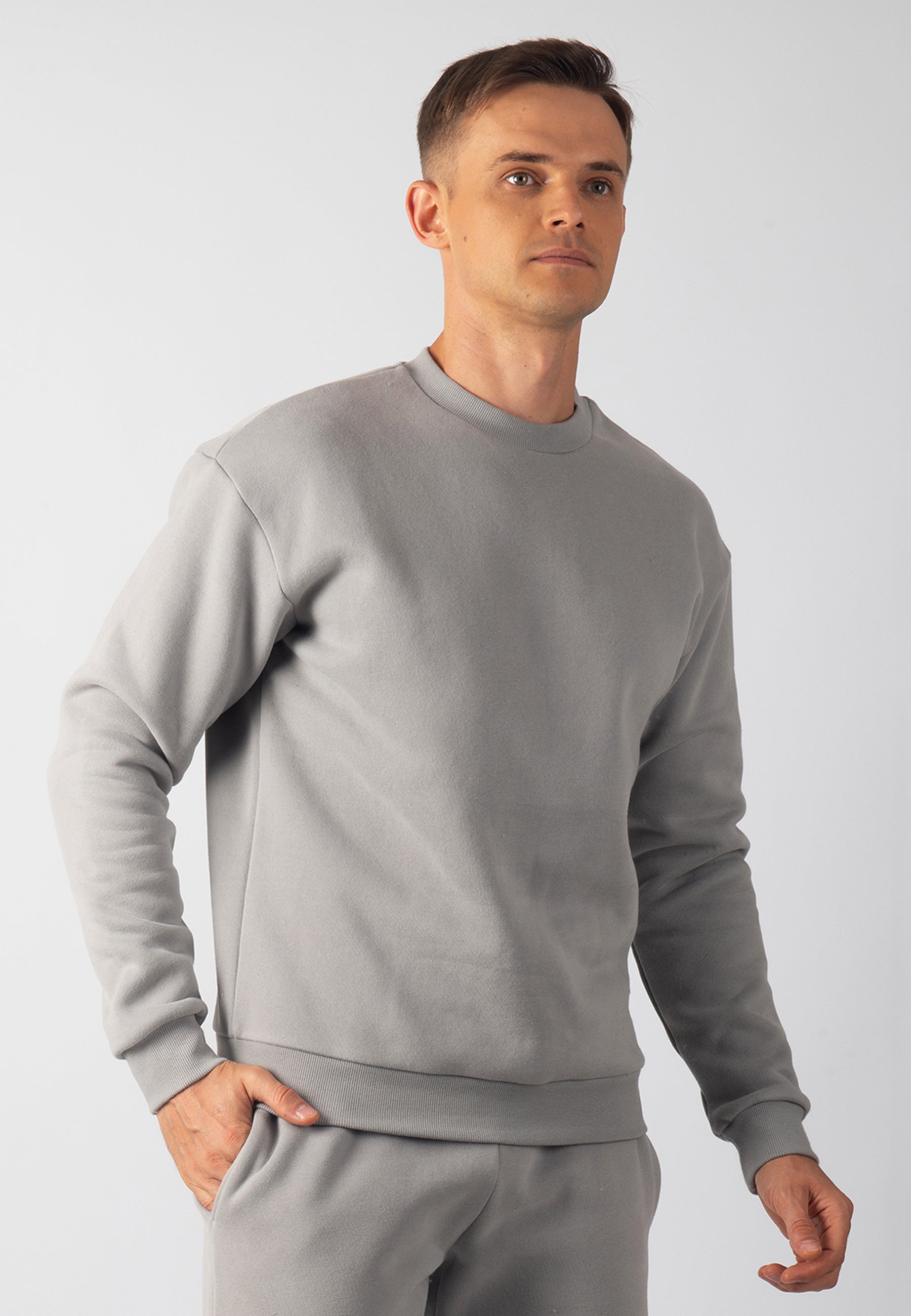 Hudson Sweatshirt (Stone Grey)