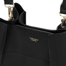 Adaline Genuine Leather Handbag (Black)