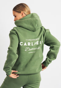 Harper Branded Hoodie (Green)