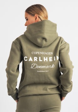 Harper Branded Hoodie (Safari Green)