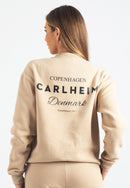 Harper Branded Sweatshirt (Tan)