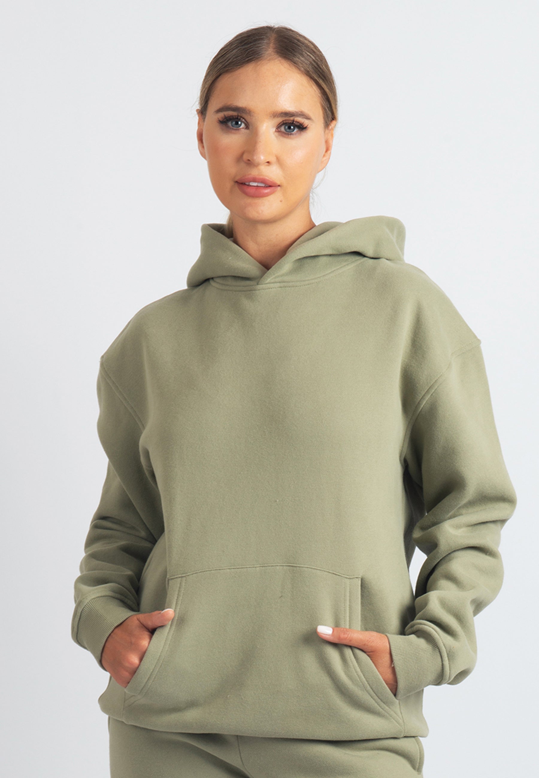 Harper Branded Hoodie (Olive)
