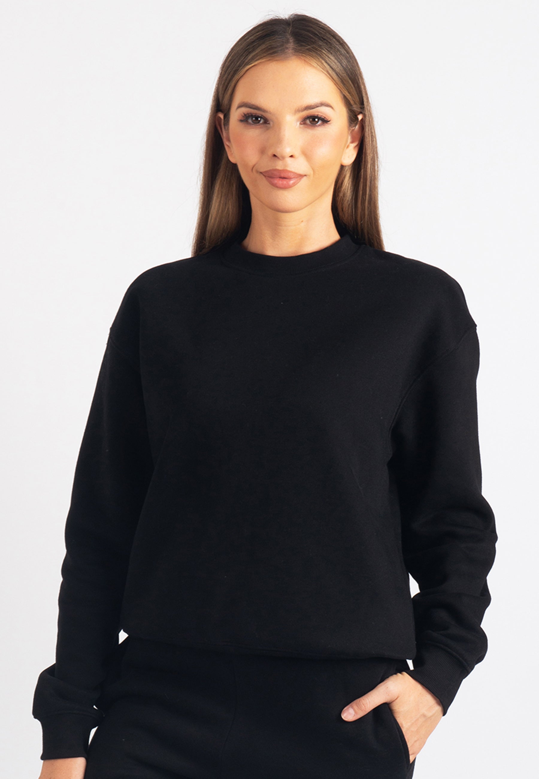 Harper Branded Sweatshirt (Black)