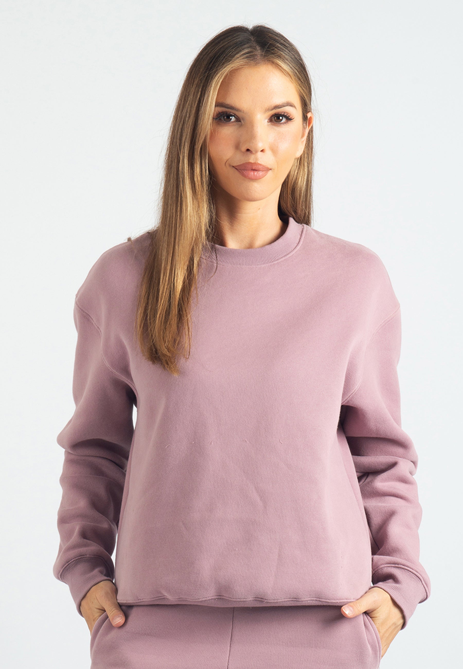 Harper Branded Sweatshirt (Dusty Pink)